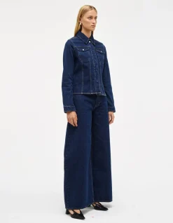 Mimi Super Barrel High Waist Wide Leg Jeans
