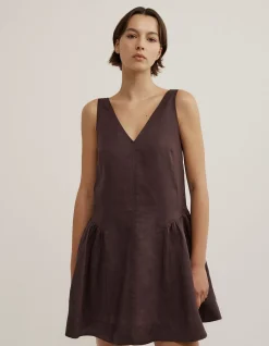 Mini Gather Panel Dress