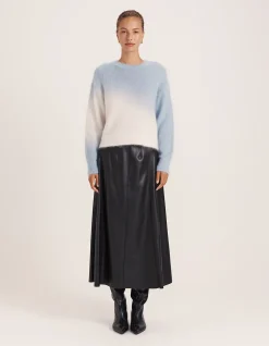 MINNIE MOHAIR DIP DYE SWEATER