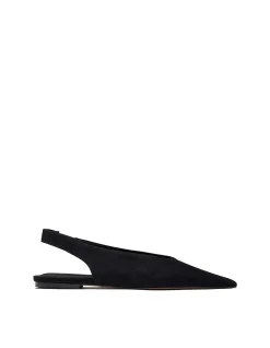 Mira Kid Suede Pointed Toe Slip-On Flat