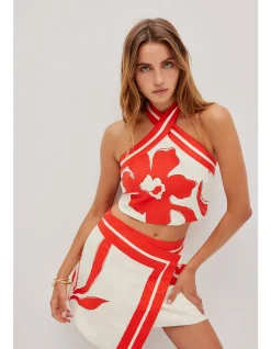 MIREYA WRAP MINI SKIRT