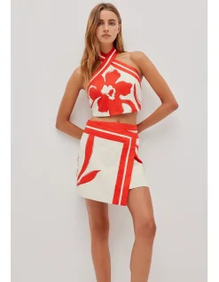 MIREYA WRAP MINI SKIRT