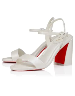MISS JANE SANDAL 85 NAPPA PERLE/LINING BIANCO