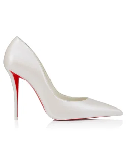 MISS Z 100MM NAPPA PERLE LINING BIANCO PUMPS