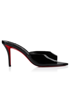 MISS Z MULE 80 PATENT BLACK