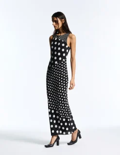 MIXED POLKADOT ELECTRA DRESS