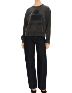 MOBYLI DISTORTED LOGO CREWNECK SWEATSHIRT