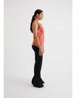 Monarda Buttoned Top