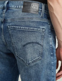 Mosa Straight Mid Waist Stretch Jeans