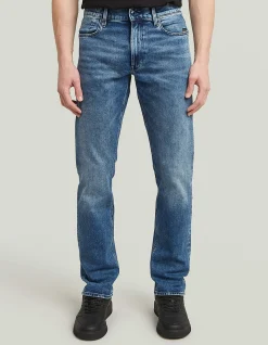 Mosa Straight Mid Waist Stretch Jeans