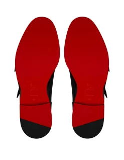 MOUSTACHOU DERBY CALF ABRASIVATO SOFT BLACK LACE-UPS