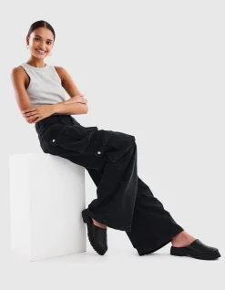 Mule Step All Black Shoes
