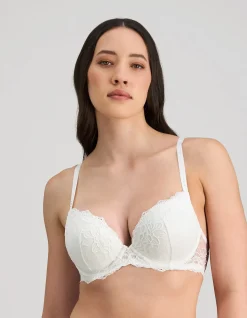 My Fit Lace Push Up Plunge Bra