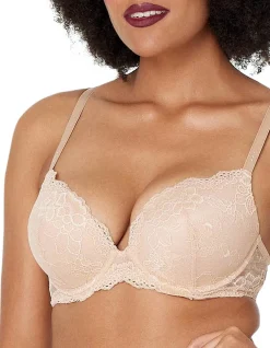 My Fit Omb Lace Push Up Plunge Bra