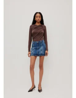 Myles Denim Mini Skirt