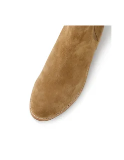 NAKTA Suede Zip Ankle Boots