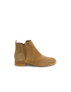 NAKTA Suede Zip Ankle Boots