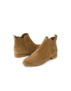NAKTA Suede Zip Ankle Boots