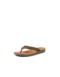 Nashi Contoured Footbed Leather Thongs