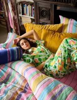 Nasturtium Short Sleeve Shirt & Pant Pyjama Set
