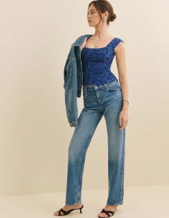NAVI SCOOP NECK SLEEVELESS TOP