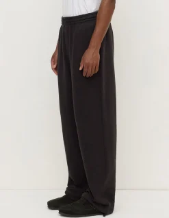 Newport Fleece Trackpant Washed Black