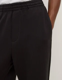 Newport Fleece Trackpant Washed Black