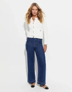 Nili Wide Leg Denim Jean Light Wash