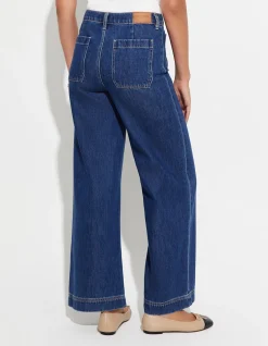 Nili Wide Leg Denim Jean Light Wash