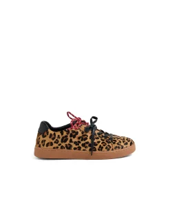 NOBLE MI TAN LEOPARD BLACK PONY LEATHER