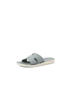 Nokker Leather Slip-On Flat Sandal