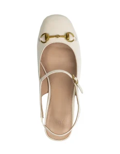 NORA Vintage Ivory Patent Leather Slingback