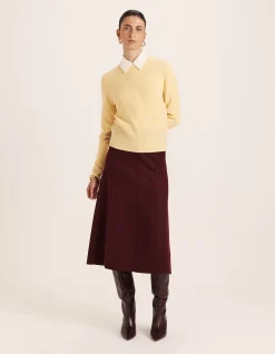 NORA WOOL CASHMERE CREW KNIT
