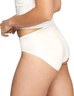 No Ride Up Lace Hi Cut Brief