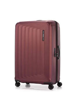 Nuon 81cm Expandable Extra Large Suitcase Terracotta Red