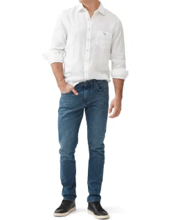 Oaro Slim Fit Italian Stretch Denim Jeans