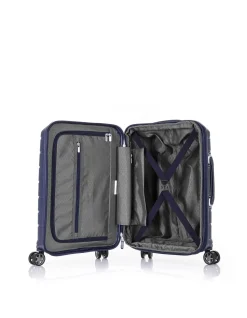 Oc2Lite 55cm Expandable Small Carry-On Suitcase Navy