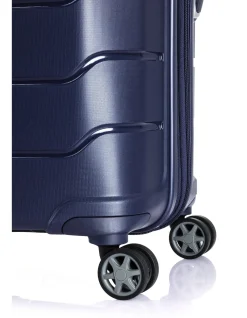 Oc2Lite 55cm Expandable Small Carry-On Suitcase Navy