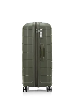 Oc2Lite 81cm Expandable Extra Large Suitcase Olive Green