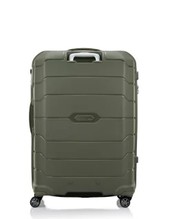 Oc2Lite 81cm Expandable Extra Large Suitcase Olive Green