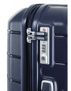 Oc2Lite 81cm Expandable Extra Large Suitcase Navy