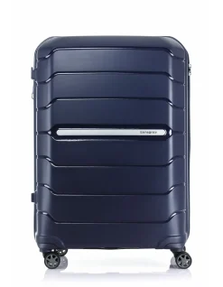 Oc2Lite 81cm Expandable Extra Large Suitcase Navy
