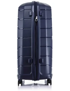 Oc2Lite 81cm Expandable Extra Large Suitcase Navy