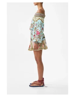 OFF SHOULDER SHORT DRESS