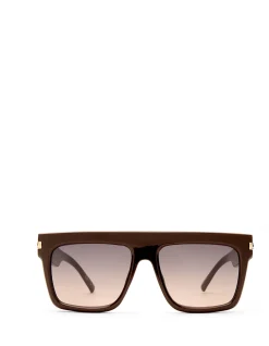 OFFSIDE + BROWN SHIELD SMOKE TO BROWN GRAD SUNGLASSES