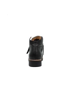Olise Zip Detail Leather Ankle Boots