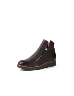 Olise Twin Zip Low Wedge Ankle Boots
