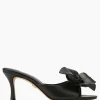 OLIVA Black Leather Mule