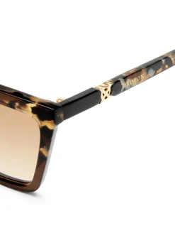 OLIVINE BROWN D-FRAME SUNGLASSES