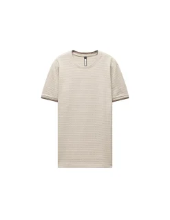 OMBRE CUFF JACQUARD T-SHIRT
